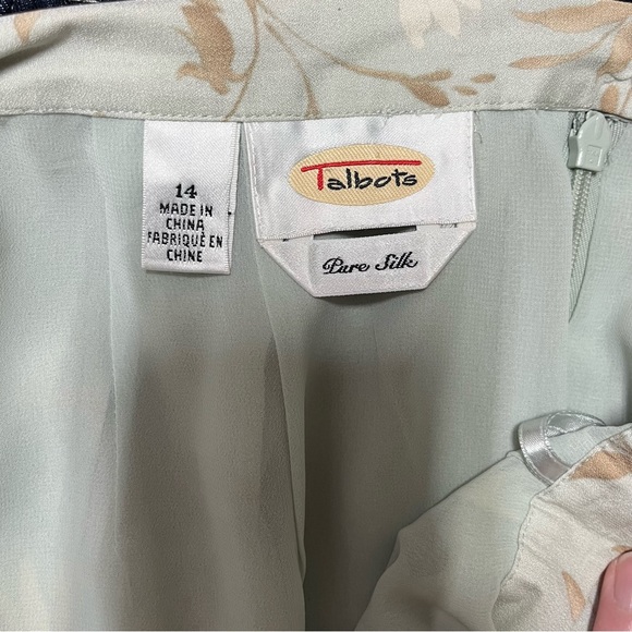 Talbots Vintage 100% Silk Maxi Skirt - Picture 4 of 5